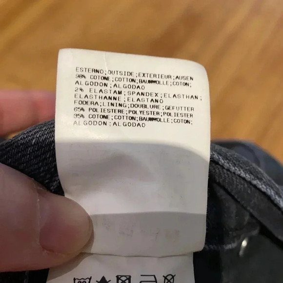 Balmain black  moto jeans - Picture 11 of 12